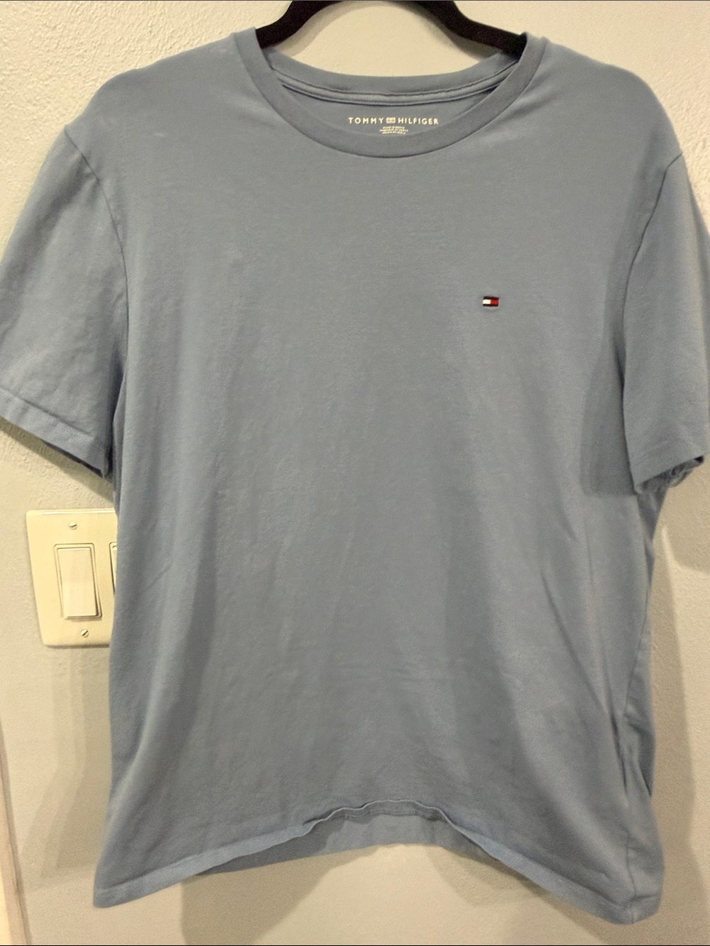 Tommy Hilfiger Light Blue Crew Neck Short Sleeve Tee